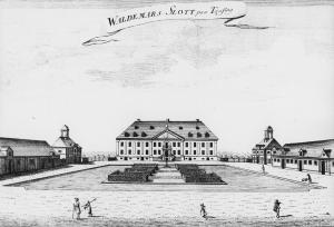 The castle, Valdemar Slot in 1760