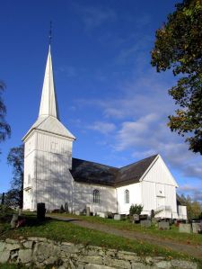 The church in Ullensaker, Norway