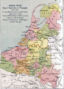 Map of the Low Countries