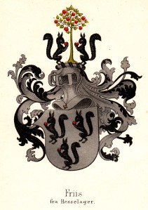 Coat of Arms of Friis af Hesselager